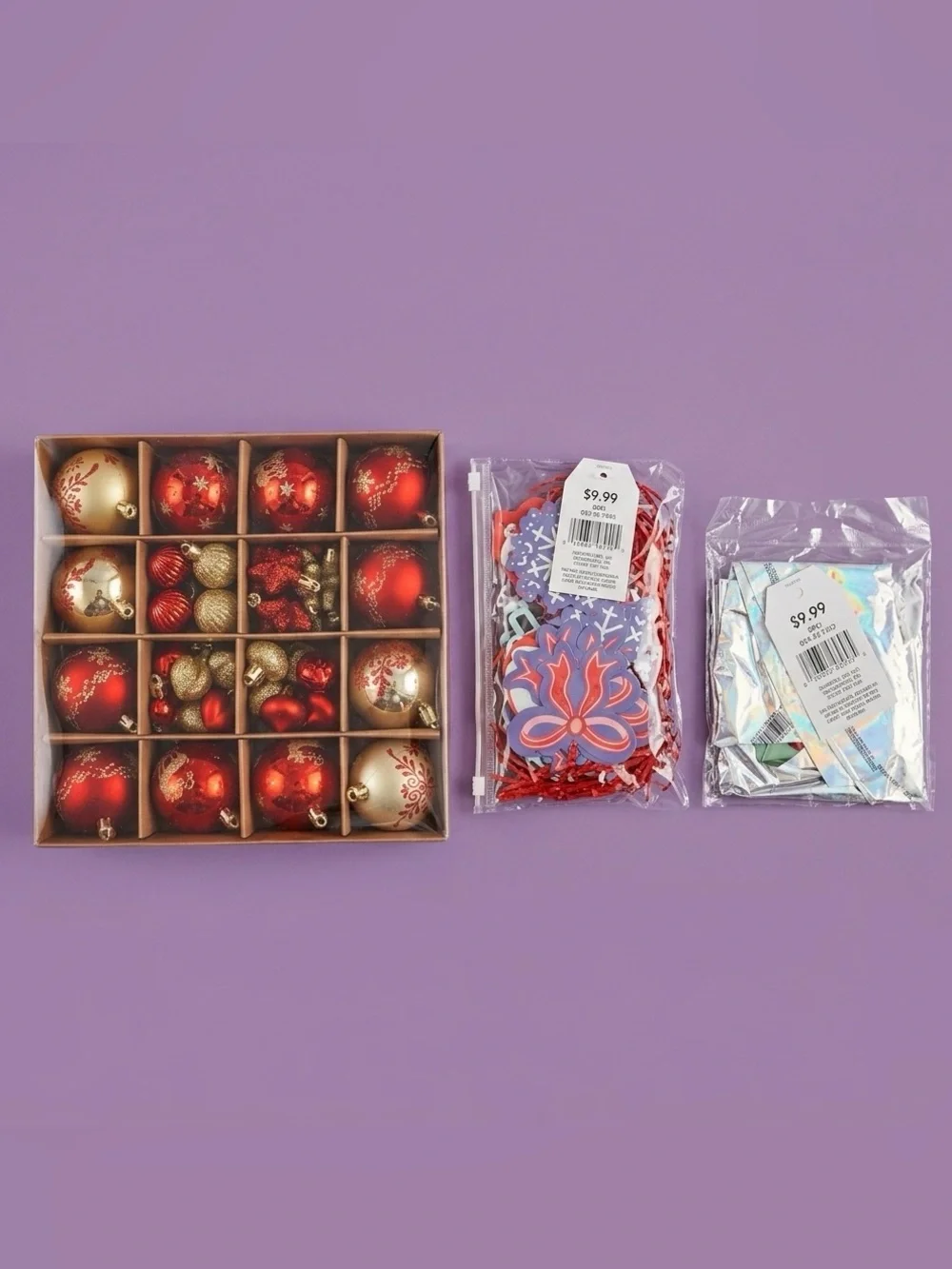 Target Christmas Holiday Bundle 3pc - Ornaments, Gift Tags, Foil Balloon